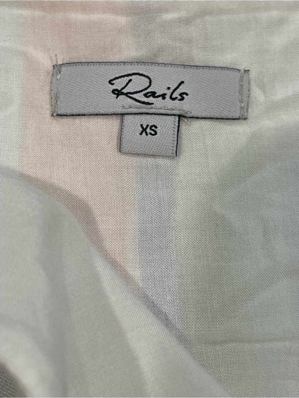 Rails Sandy Tiered Linen Blend Mini Dress - Biarritz Multi Stripe Size XSmall - Picture 11 of 14